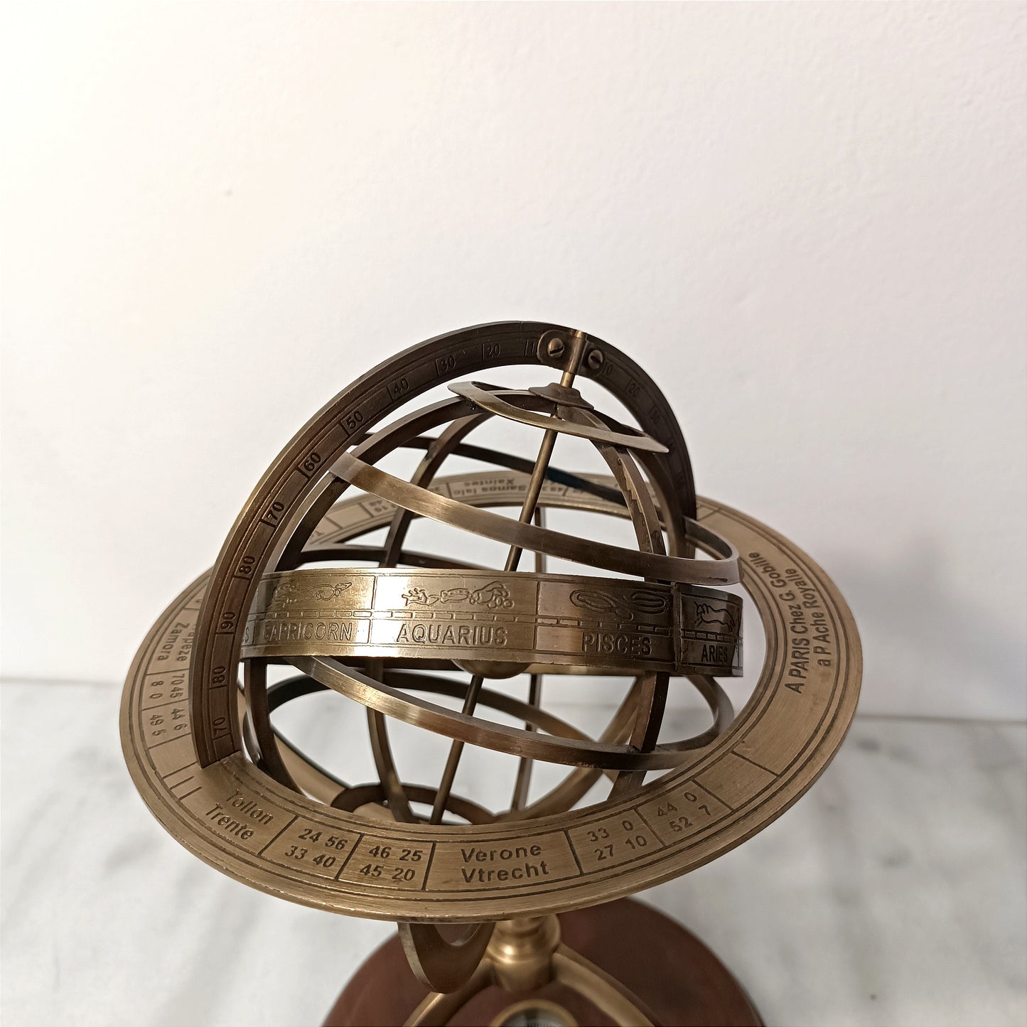 Brass globe
