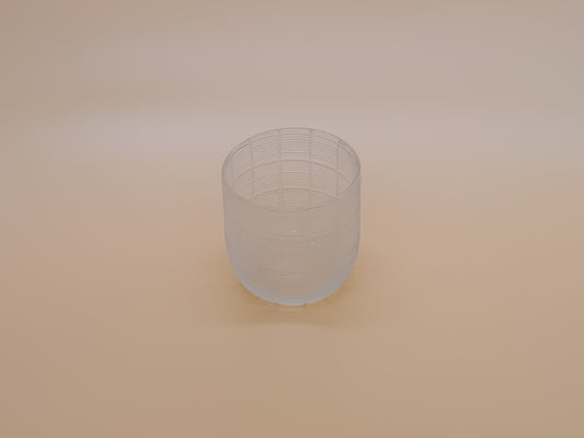 Small Etched Hurricane Lantern