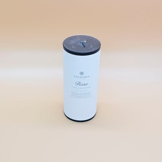 Charisma Rose Pillar Candles