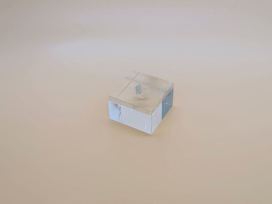 Square Crystal Candle Holder