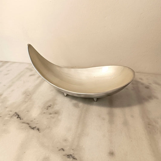 Silver droplet bowl