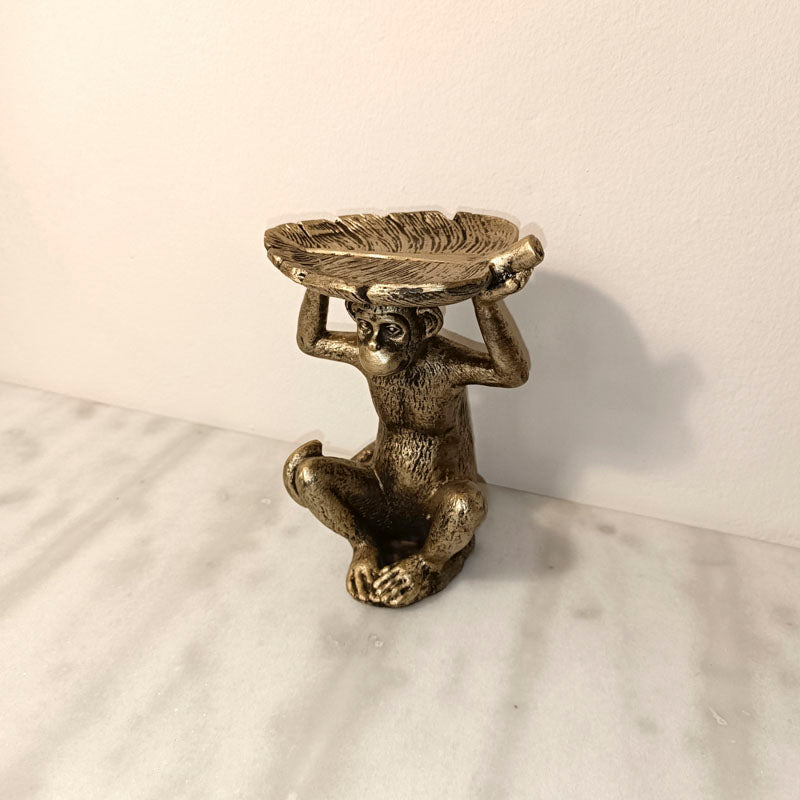 Antique monkey tray
