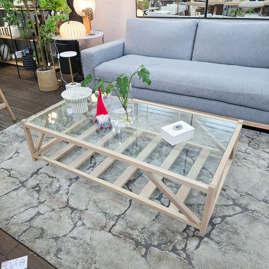 Glass Top Coffee Table
