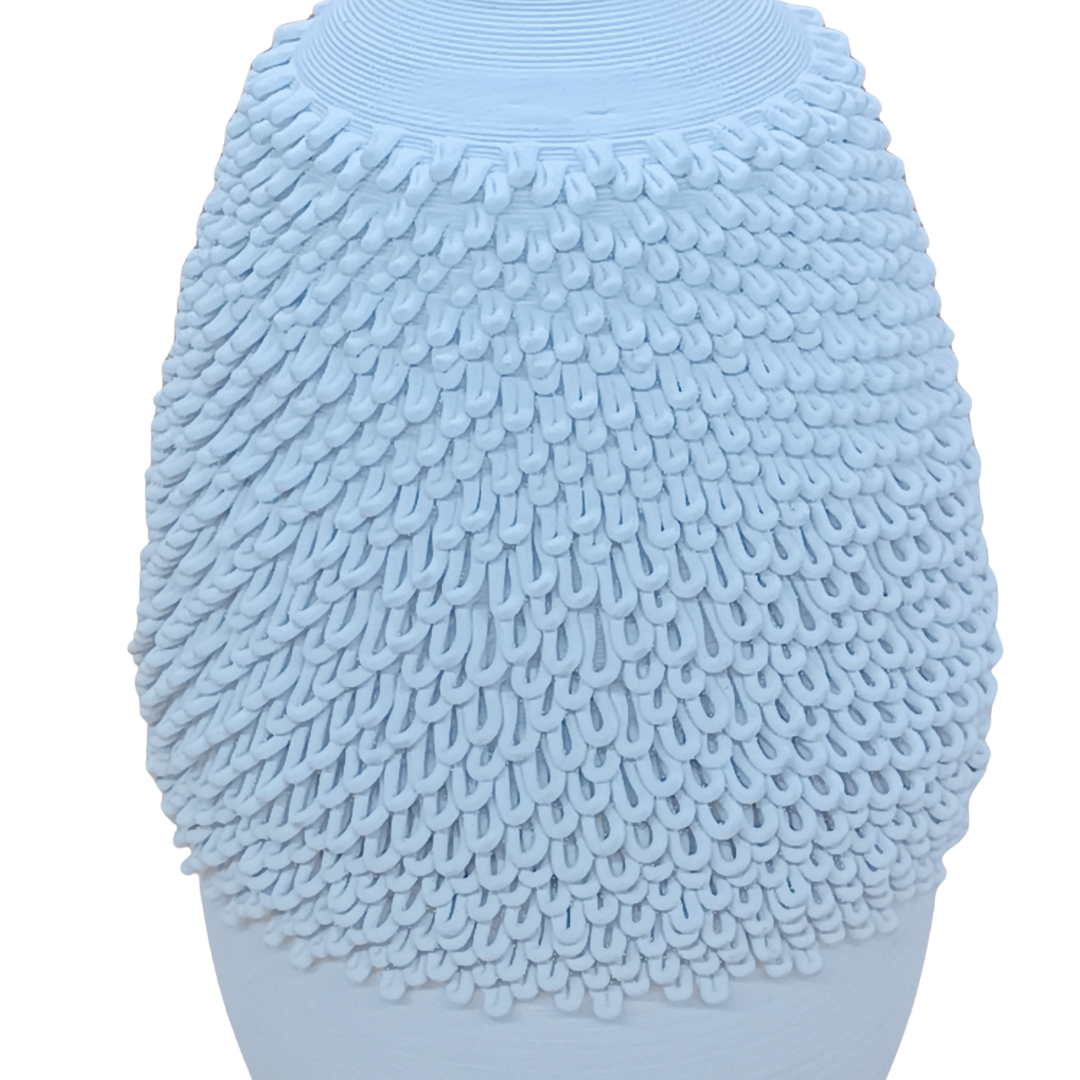 Loop Detail Porcelain Vase