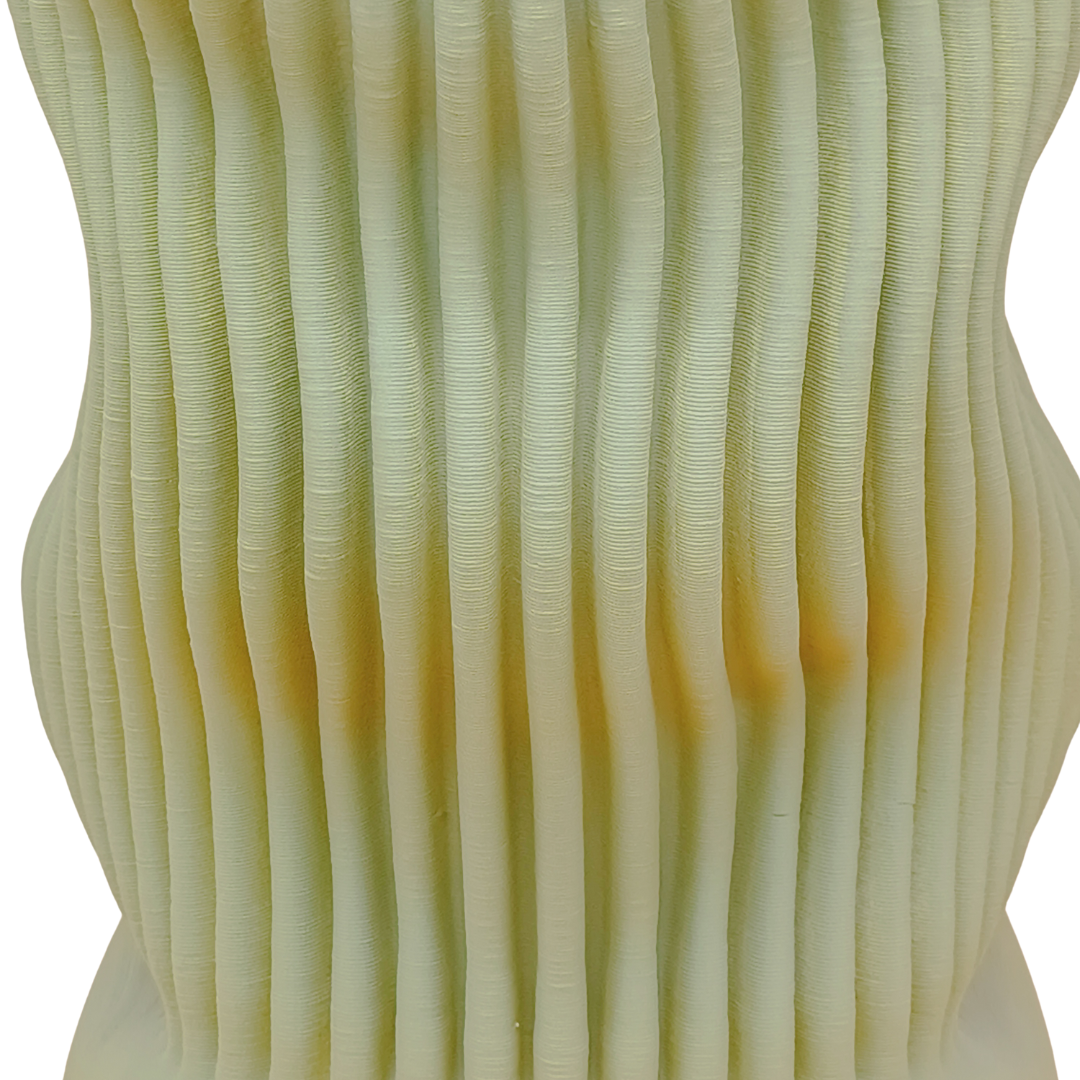 Mustard Porcelain Vase