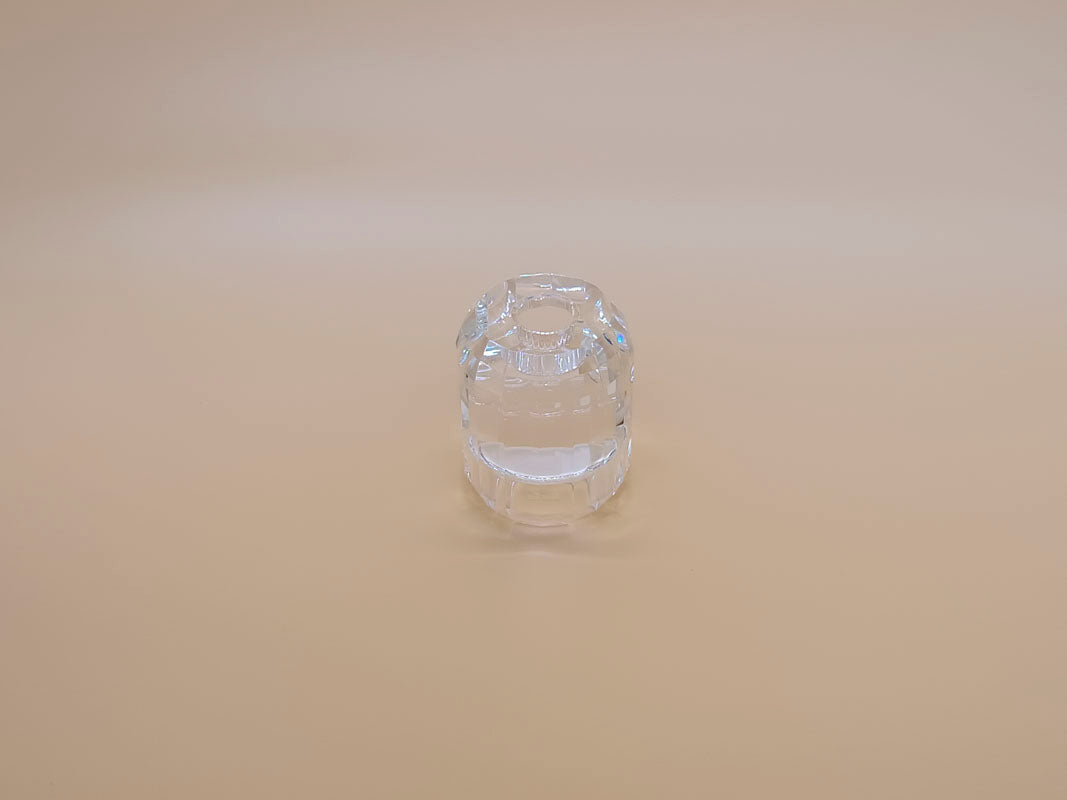 Oval Crystal Candle Holder